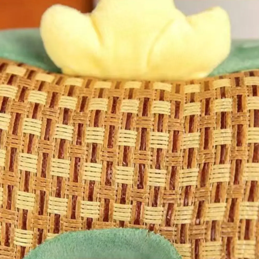 Cool Mat-almohada para siesta de verano, almohada de felpa transpirable hueca de doble cara para oficina, almohada para el cuello de Animal relleno de dibujos animados, uso doméstico