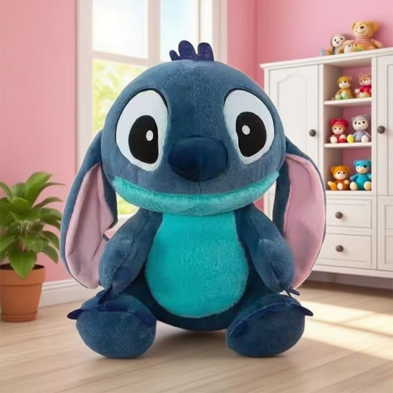 

30cm Kawaii Stitch Stuffed Toys Cartoon&Cute Lilo&Stitch Plush Dolls Throw Pillow BirthdayGift For Kids Boy Girlfriend