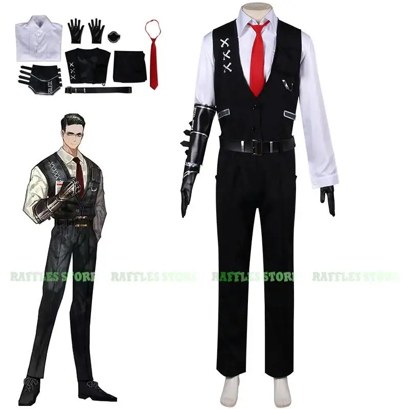 Game LIMBUS COMPANY MEURSA Cosplay Costume MeurSault SOLEIL Anime Cosplay Suit Halloween Party Men Women Clothes Uniforms