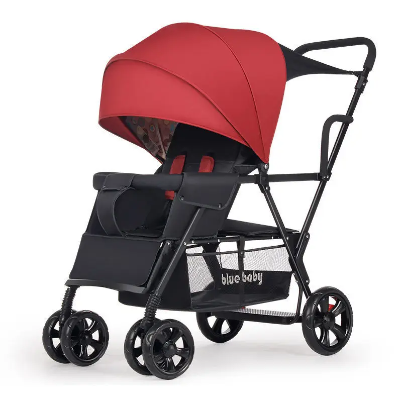 Twin Baby Strollers Lightweight Foldable Can Sit or Lie Down Double Baby Strollers Two Child Strollers Available