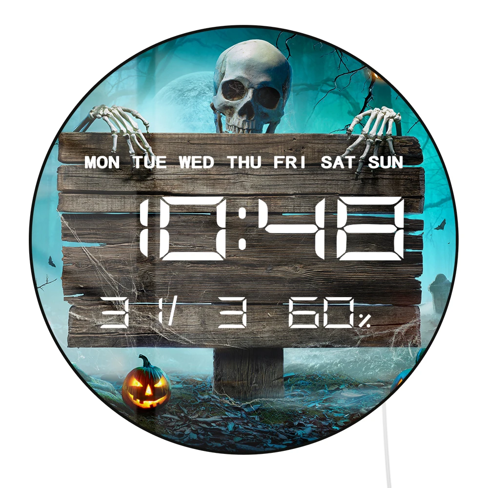 Pumpkins And Skelet…