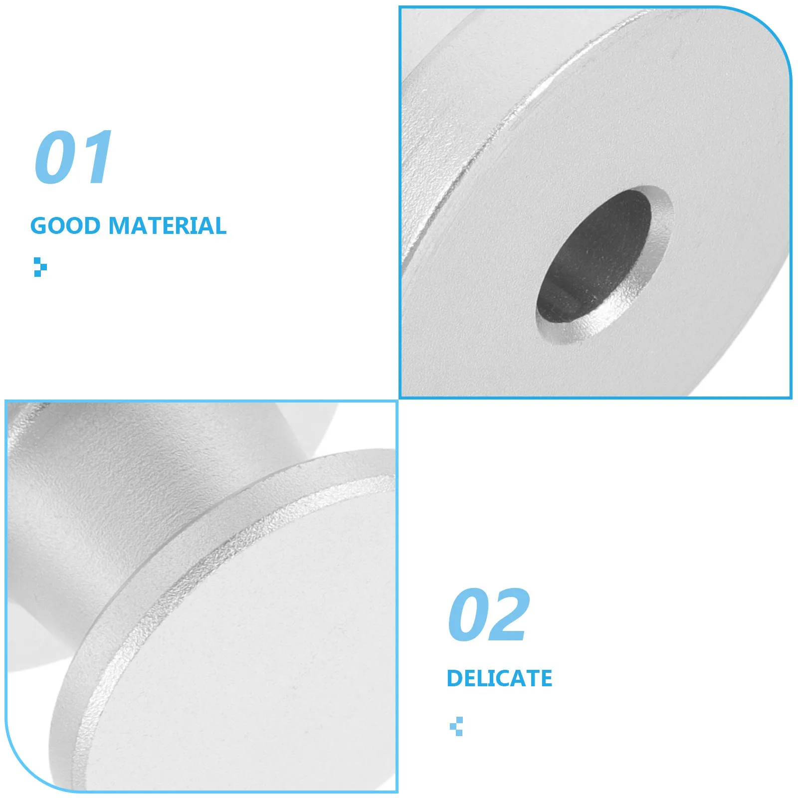 Turntable Aluminum Record Weight Stabilizer Clamp Universal Heavy-Duty Low Profile Vinyl Playback Accessory Hifi Anti-Vibration