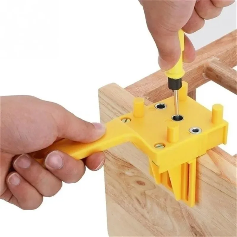 Strumento per la lavorazione del legno Guida per trapano portatile Strumenti per sega a tazza Lavorazione del legno Tasselli Jig Punte da trapano Localizzatore di foratura Localizzatore di fori diritti