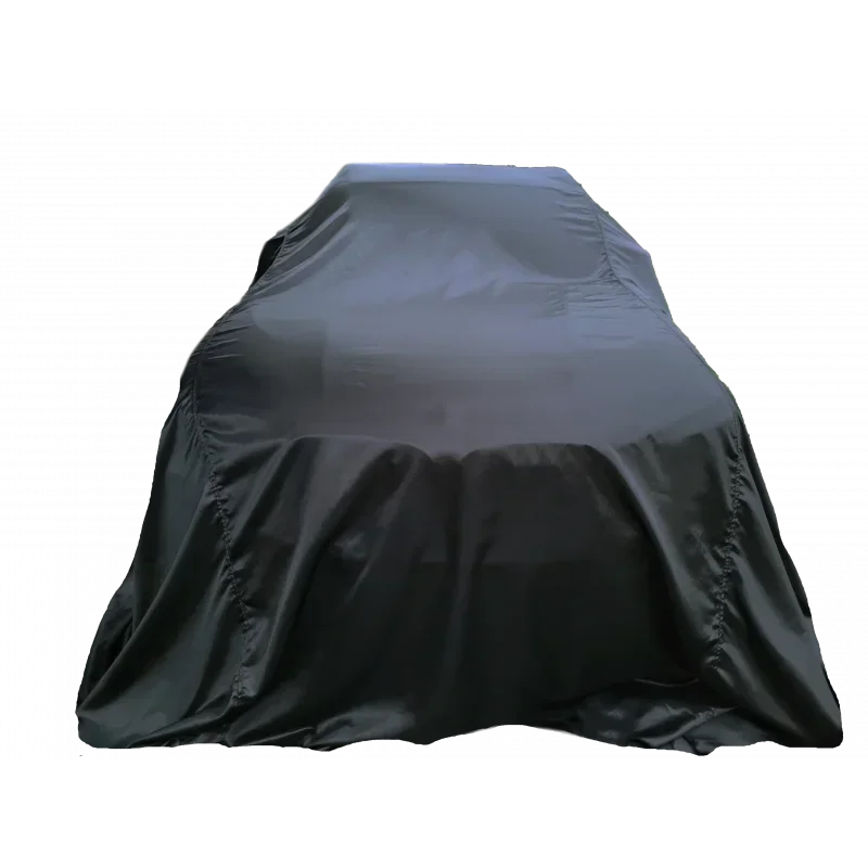 Wholesale custom silk car exhibition reveal cover/satin car cover for car show