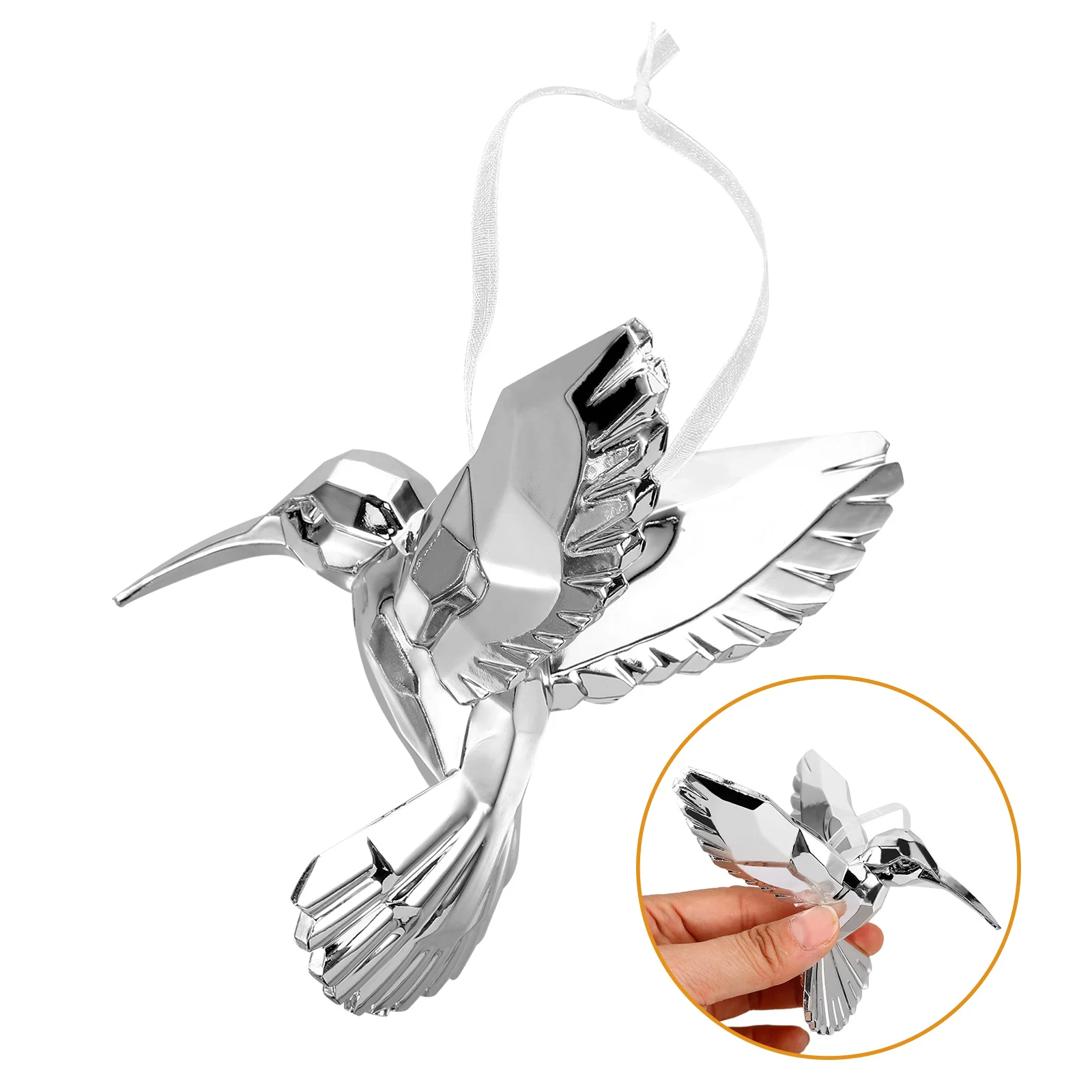 

3Pcs Acrylic Hummingbird Ornament Hanging Decoration for Home Garden Ceiling Pendant Bird Decor Hummingbird Ornament