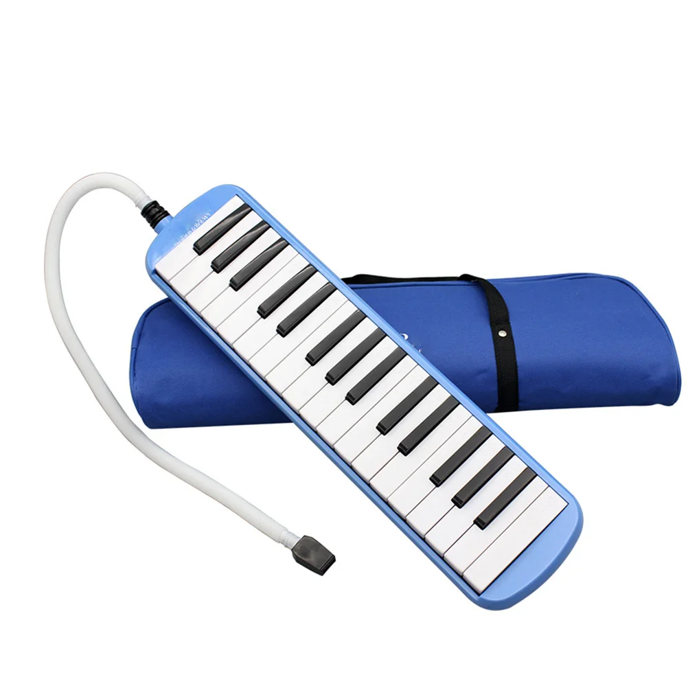 

32 Keys Melodica Soft Bag Comfortable Texture Lightweight Musical Instrument for Beginners Music Learning