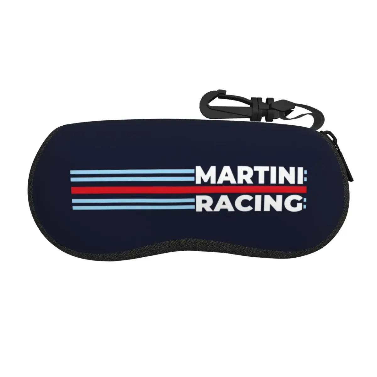 Martini Racing Shell Glasses Case Portable Sunglasses Box Women Men Soft Eyeglasses Bag Pouch