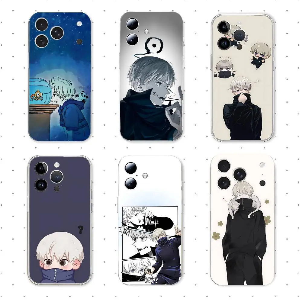 

Милый чехол Cute-T-TOGE INUMAKI для iPhone 17, 16, 15, 11, 13, 14 Pro Max, 7, 8 Plus, X, Xr, Xs Max, SE2020, 12 mini, прозрачный