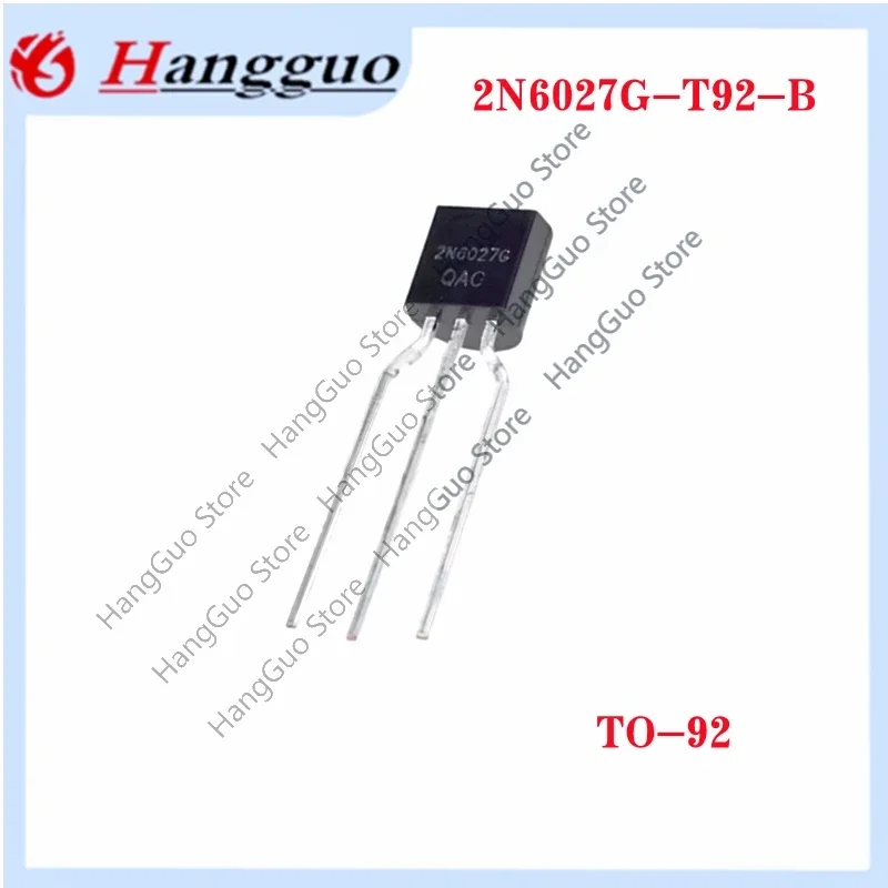 

50pcs/lot 2N6027G-T92-B 2N6027G 2N6027 TO-92 40V 150mA Programmable single junction transistor