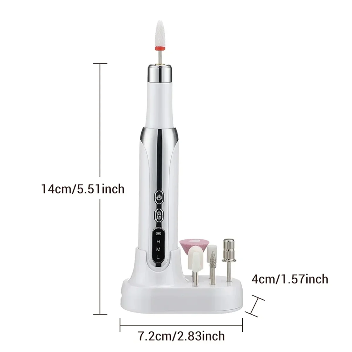 A71Z Electric Nail Drill Set, Nail Repair Equipment Sharpener, Professional Nail Grinding Tool Nail Remover Nail Grinder