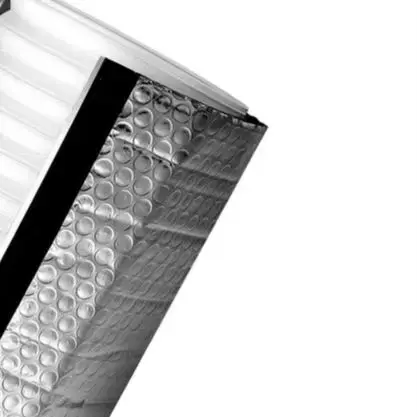 Portable AC Hose Cover Insulated Aluminum Foil Sleeve With Cable Ties For 5-5.9 Inch Exhaust= Duct Energy Saving Cooling Upgrade