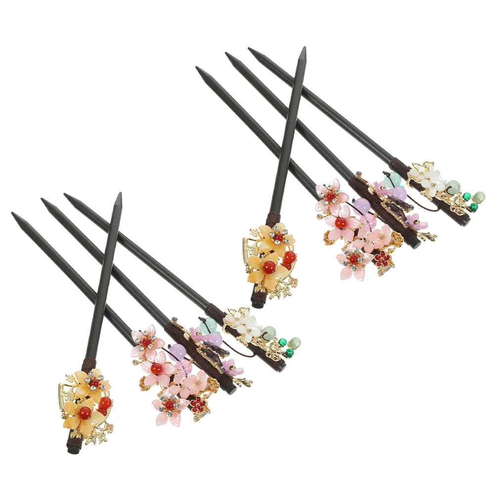 

8 Pcs Sticks Wooden Hairpins for Women Hair Bun Accessories Girls Hair Bun Accessories Classic Style Comfortable Grip
