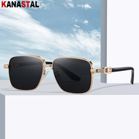 Men Sunglasses Polarized UV400 Night Vision Photochromic Sun Glasses Women Metal Eyeglasses Frame Driving Fishing Shade Eyewear