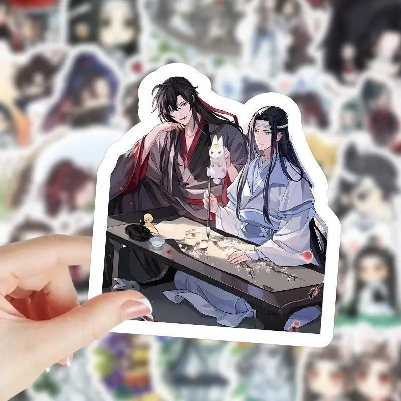 

Ancestor of the Devil's Way Sticker Blue Forgotten Wei Wuxian anime Material Peripheral Mobile Phone Waterproof Handbook Sticker