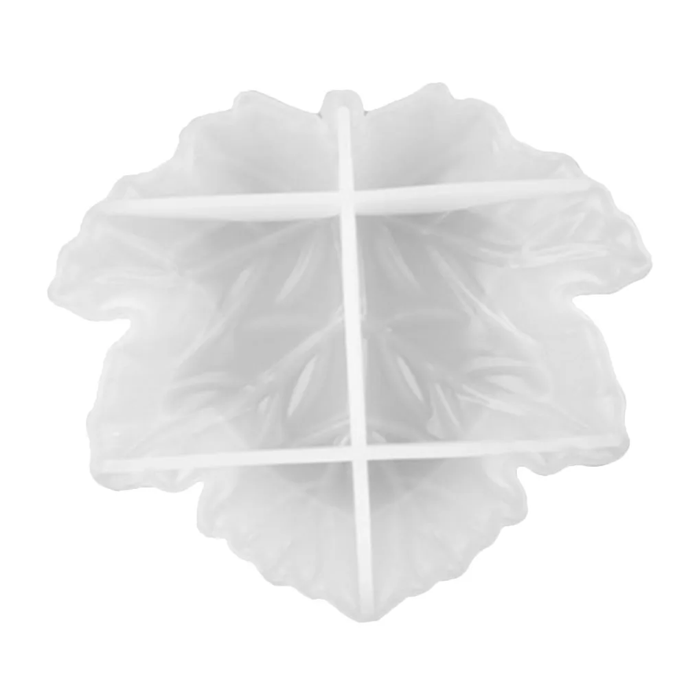 

Silicone Maple Leaf Tray Mold for DIY Crystal Epoxy Casting H made Craft Tool Shaped Mould Home Dish Making Flexible Reusable