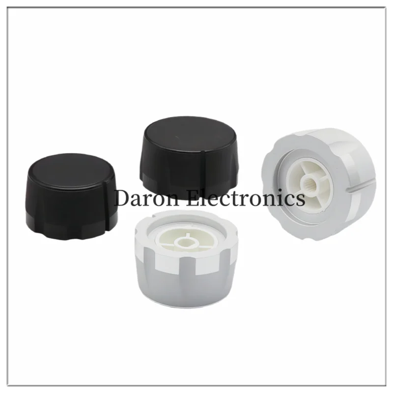 Aluminum alloy rubber core knob 35*20/40*20 toothed holes /D holes 6mm control panel/instrument and meter adjustment cap