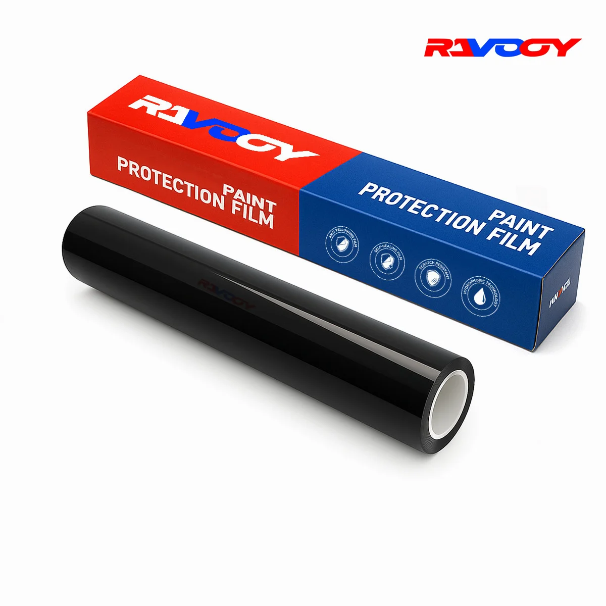 

High Glossy Paint Black Vinyl Wrap Film Self-Adhesive Durable Motorcycle Stickers Auto Tuning Foil for Vehicle Modification