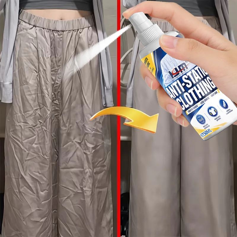 Garment Wrinkle Release Spray - Fast Fabric Smoothing for Shirts Dresses Skirts Pants And Uniforms - Helps Reduce Visible Crease