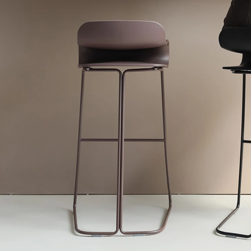 كراسي بار لغرفة المعيشة، كراسي بار مصممة على شكل عرش، ارتفاع بسيط، مقاعد للبار للمطاعم، حديثة مع أثاث صالون Banqueta الخلفي