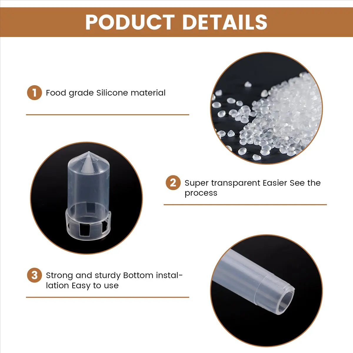 MALL Fermentation Lids Kit,Airlock for Fermentation Air Locks with Black Grommets Airlock Bubble for Beer and Wine,Jar