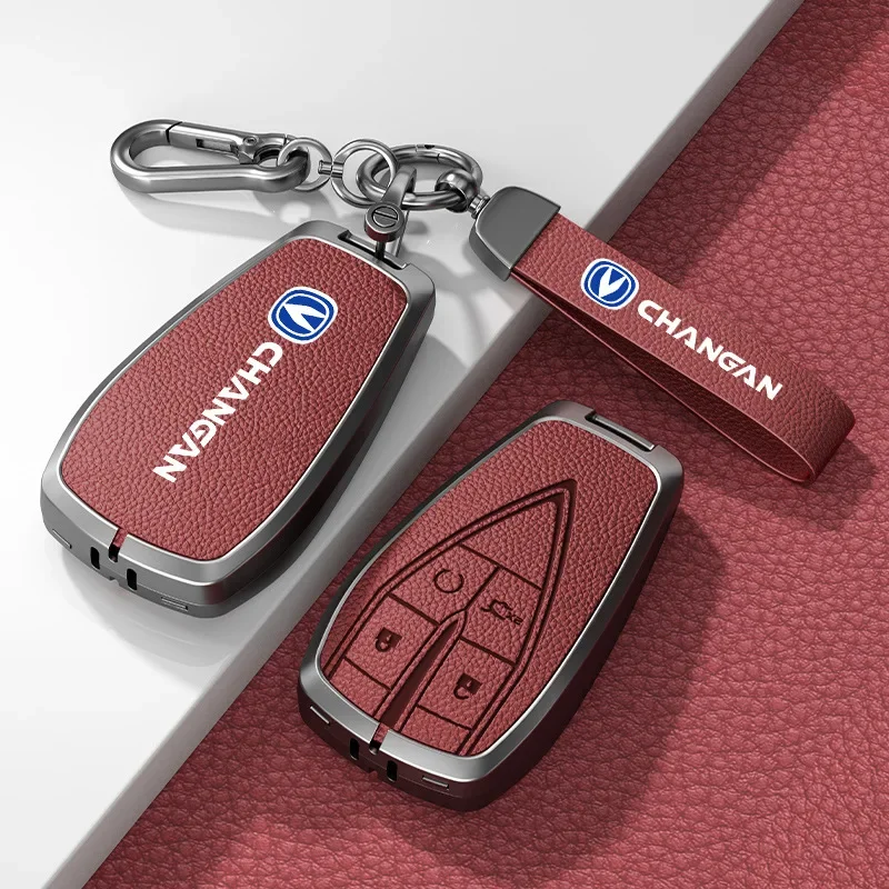 2024 Changan CS75Plus Car Key Case UNIV Yidong Plus Changan CS55Plus Car Accessories Shell Buckle Bag Car Key Holder