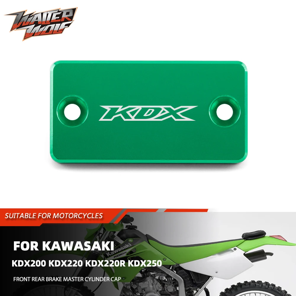 

For Kawasaki KDX200 KDX220R KDX250 Front Rear Brake Master Cylinder Cap KDX220 Motorycle Oil Fluid Reservoir Cover Accessories