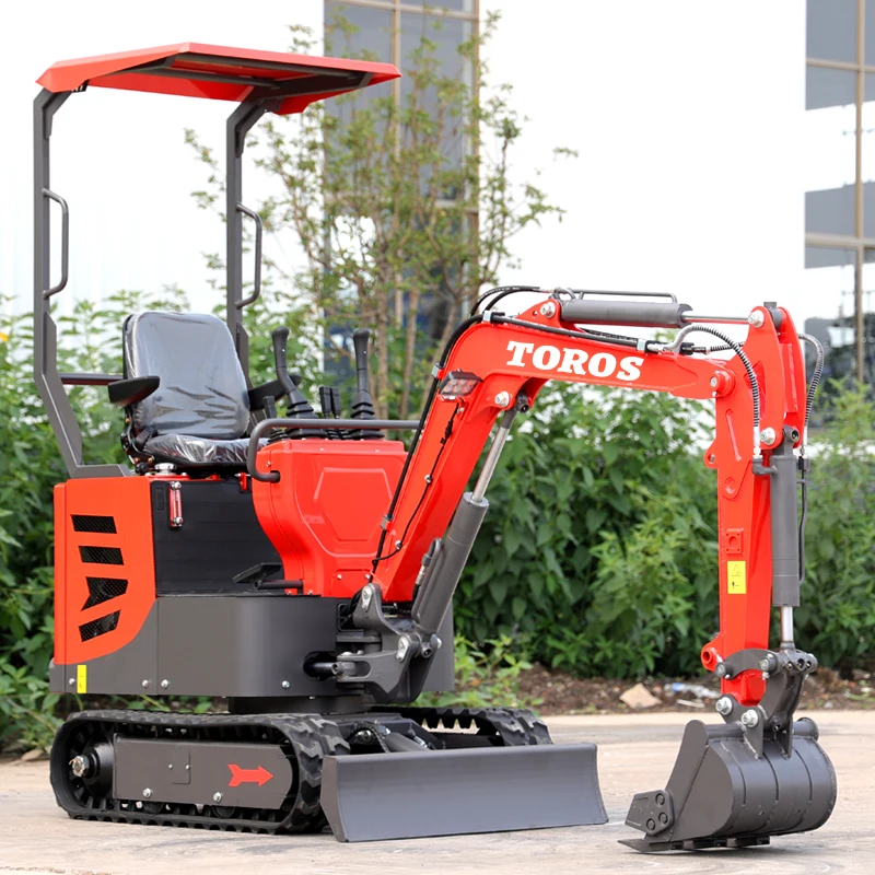 China Mini Excavators 1000kg EPA Small Digger Micro Digging Machine home use Hydraulic Crawler Mini Excavator 1.2 Ton Customize