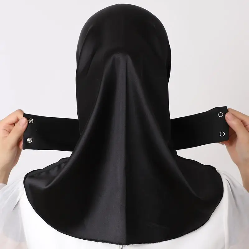 Lenço Hijab Muçulmano para Mulheres, Boné Interior, Envoltório de Cabeça Islâmico, Bonnet, Chapéu Cobertura Completa, Turbante, Xales, Instant Amira