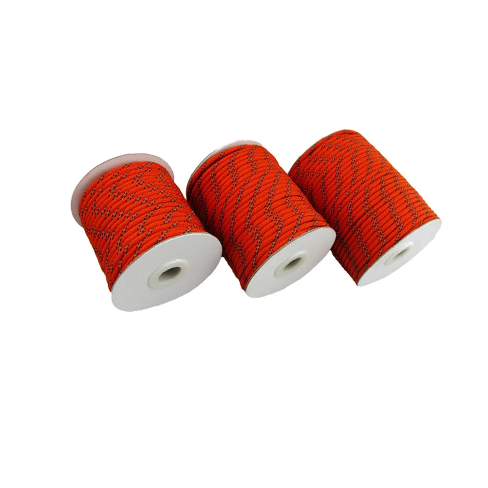 

30m Red 5mm Reflective Tent Rope Nylon Polyester Camping Guy Rope Clothesline Outdoor Awning Survival Accessory