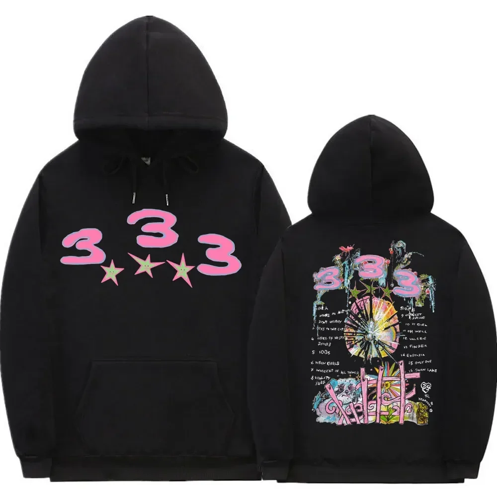 Bladee 333 الهيب هوب الاتجاه سكيت استنزاف عصابة هوديي القمم للجنسين محب البلوز غير رسمي الرجال النساء موضة الشعور الفني هوديس