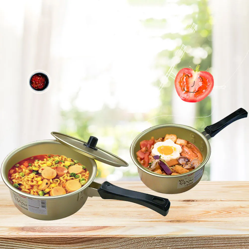 

Ramen Soup Thickened Aluminum Cooking Pot Household Kitchen Stockpot Non-Stick Stew Pot Daily Use Boiling Container