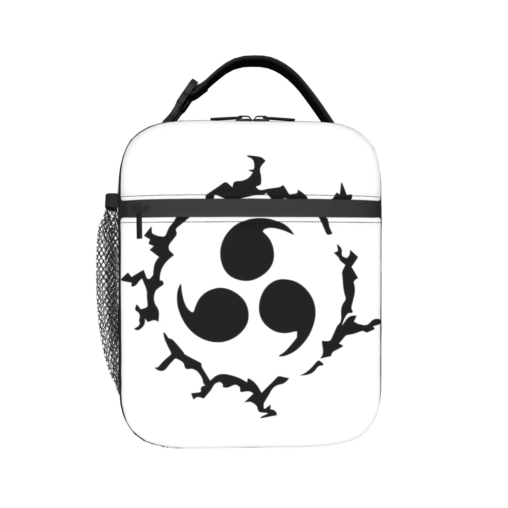 Sasuke's curse mark Narutoes Anime Insulated Lunch Bags Large Reusable Cooler Bag Tote Lunch Box Office  Travel Bento Pouch view 3