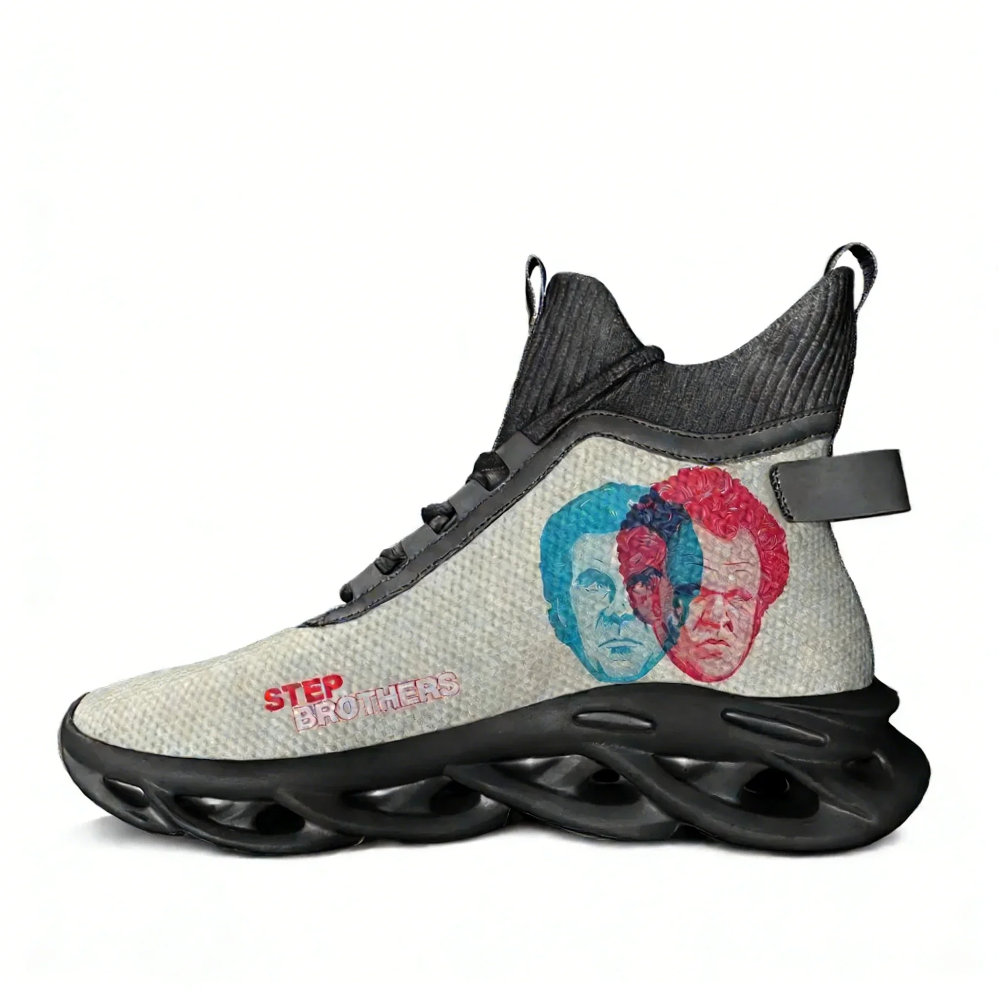 Step Brothers High Top Flats Sneakers Mens Womens Sports Shoe High Quality Fashion Sneaker Lace Up Mesh Footwear Customize Shoes