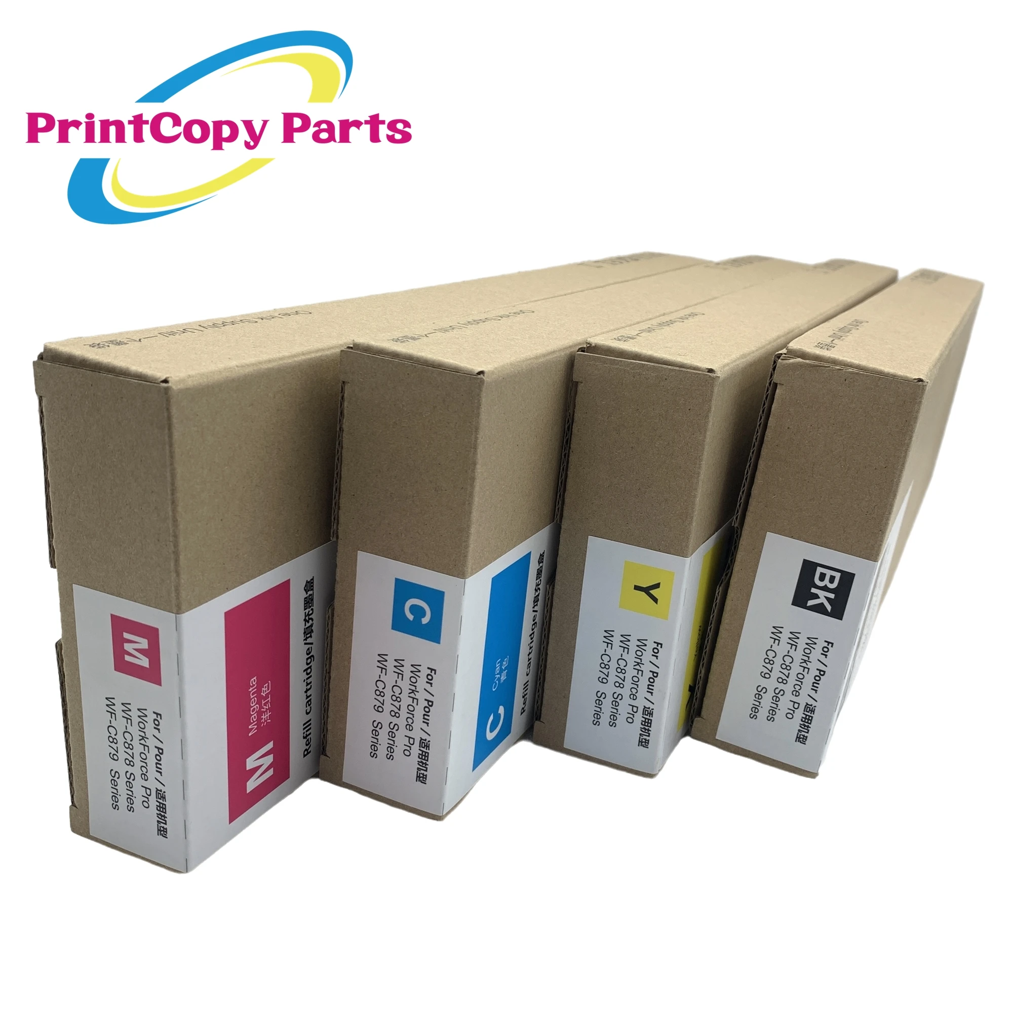 1Set T05B1 T05B2 T05B3 T05B4 T05A1 T05A2 T05A3 T05A4 Refillable Ink Cartridge for Epson WorkForce Pro WF-C878 WF-C879 Series