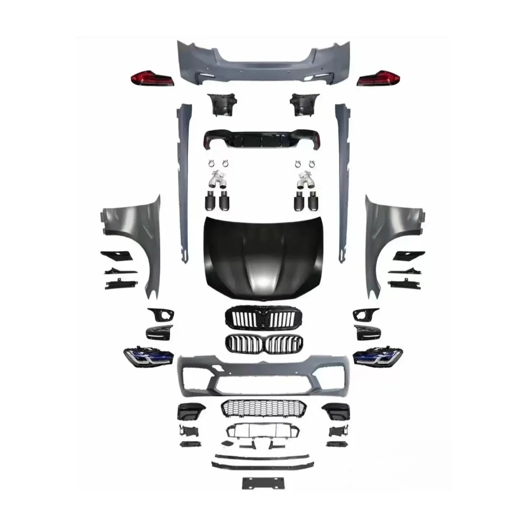 

Body Kit for BMW 5 Series G30 Upgrade 2022 G30 M5 Body Kits Car Bumper Grille Fender Side Skirt Headlights Taillights