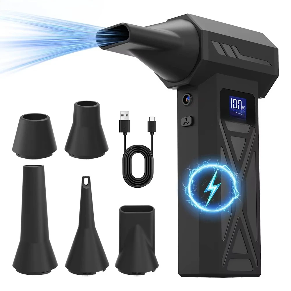 

110000RPM Cordless Electric air Duster Snow Air Leaf Mini Blower Turbo Fan for Keyboard PC Cleaning Jet Dry Blower Air Blower