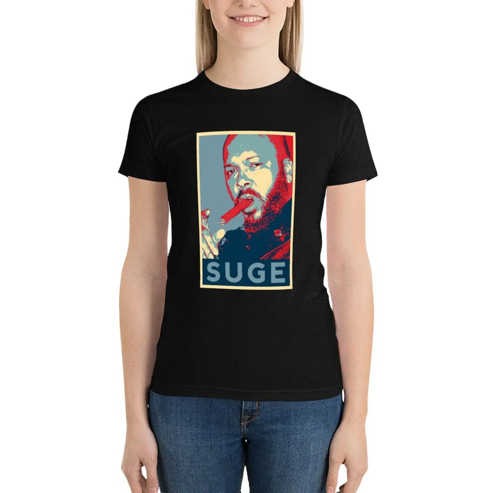 

Suge knight hope T-Shirt vintage clothes tops animal print shirt for girls summer top oversized t shirts for Women