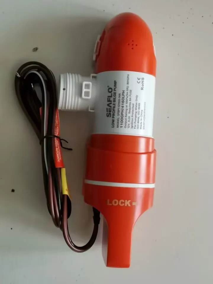 14 Series 1100gph 12V SFBP1-G1100-14A Water Level Sensing Marine Automatic Bilge Pump