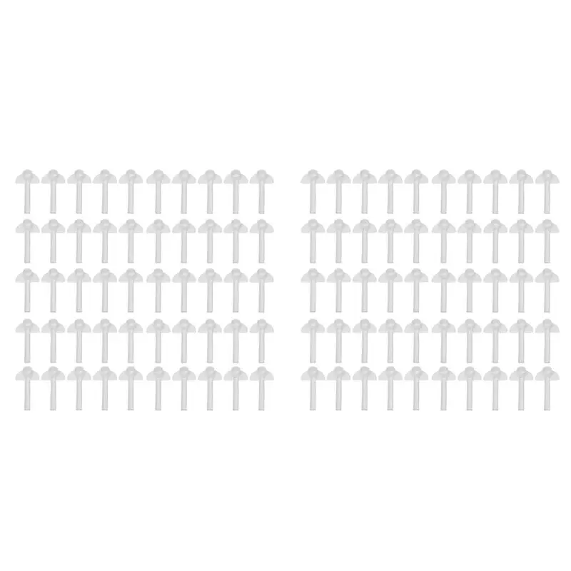 

F-T 100Pcs Duck Beak Type Bee Feeding Water Feeder Beekeeper Equip Garden Tool Bee Water Feeder Bee Keeping Tools