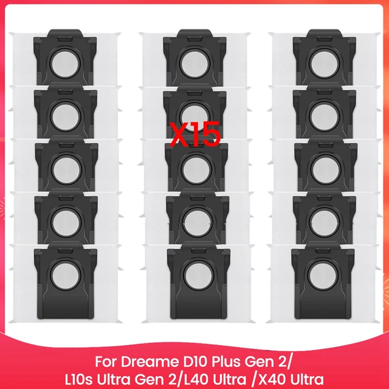 

ГОРЯЧИЕ одноразовые мешки для пылесоса Dreame D10 Plus Gen 2/L10s Ultra Gen 2/L40 Ultra/X40 Ultra