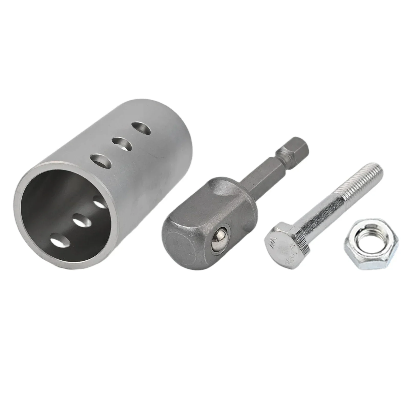 

Robust Stainless Steel Trailer Drill Kit Featuring 12in Drive Socket Adapter and Essential Installation Parts for Seamless Use