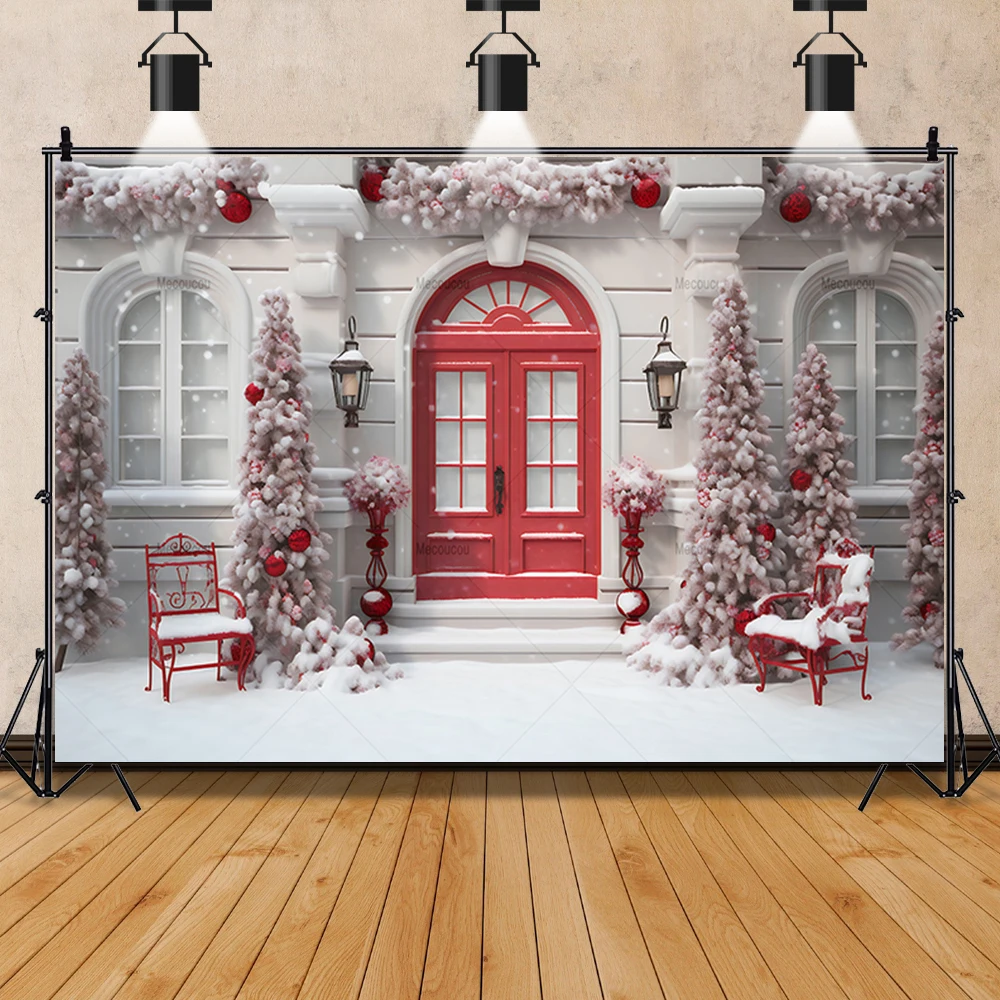 Kids Outdoor Xmas Gifts - Christmas Backdrop Custom Outdoor Winter Snowy