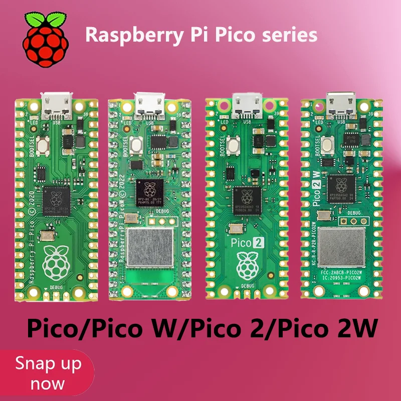 

Original Raspberry Pi Pico/ 2 Pico with Wireless WiFi Development Board,Pico or Pico H with Pin Header Support MciroPython/C++
