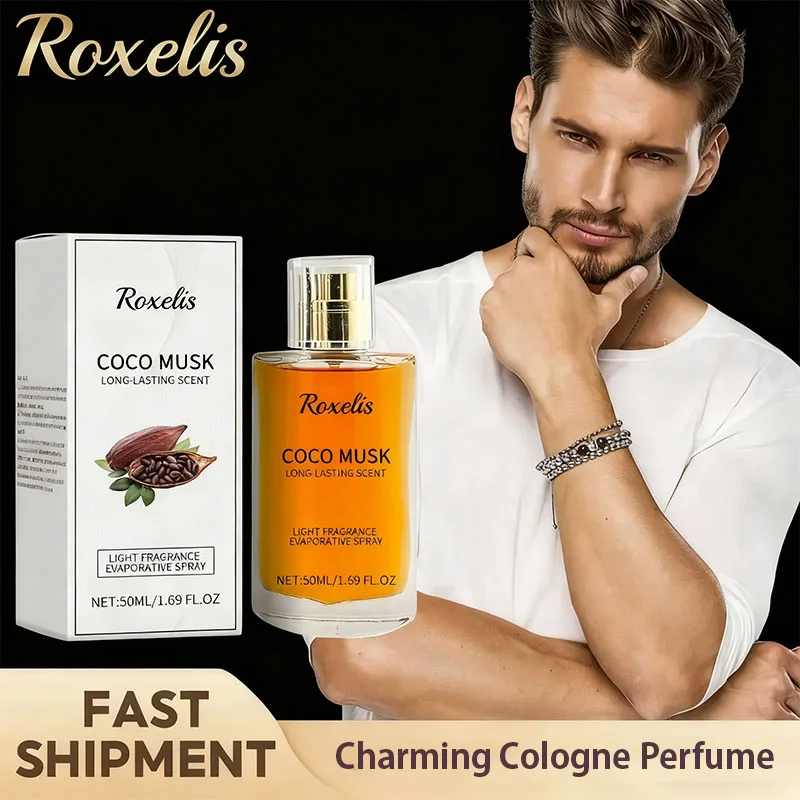 

50 мл духи с мускусом, очаровательный одеколон, стойкий аромат с феромонами, освежающий свидание, атмосфера, флирт, привлекающий духи