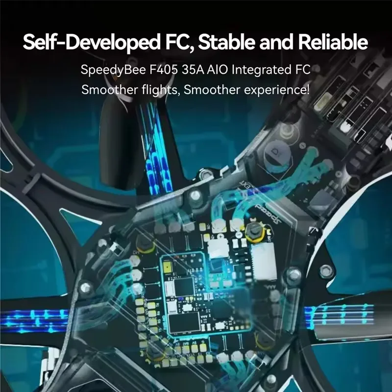 SpeedyBee Bee25 2.5 بوصة HD طائرة بدون طيار FPV ELRS 2.4G TBS نسخة ل O4 O3 وحدة الهواء Runcam Link RC FPV Cinewhoop الطائرة بدون طيار #4