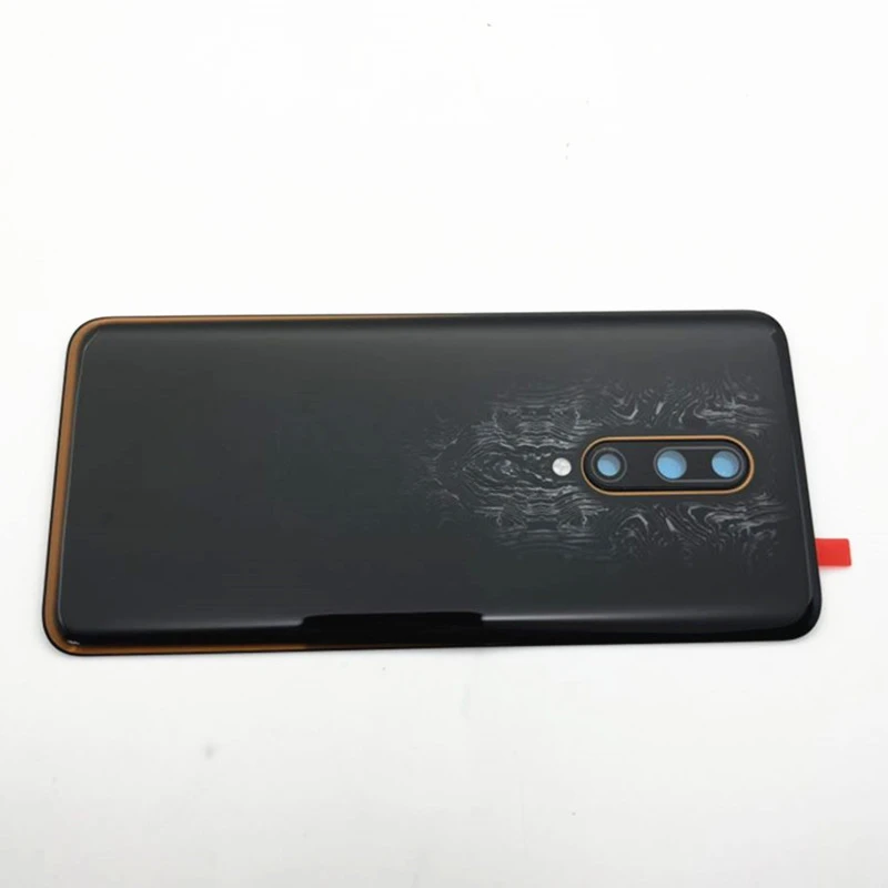 For Oneplus 7T Pro Battery Glass Back Cover Rear Door Housing Panel Case For One plus 7T Pro Replacement With Camera Lens