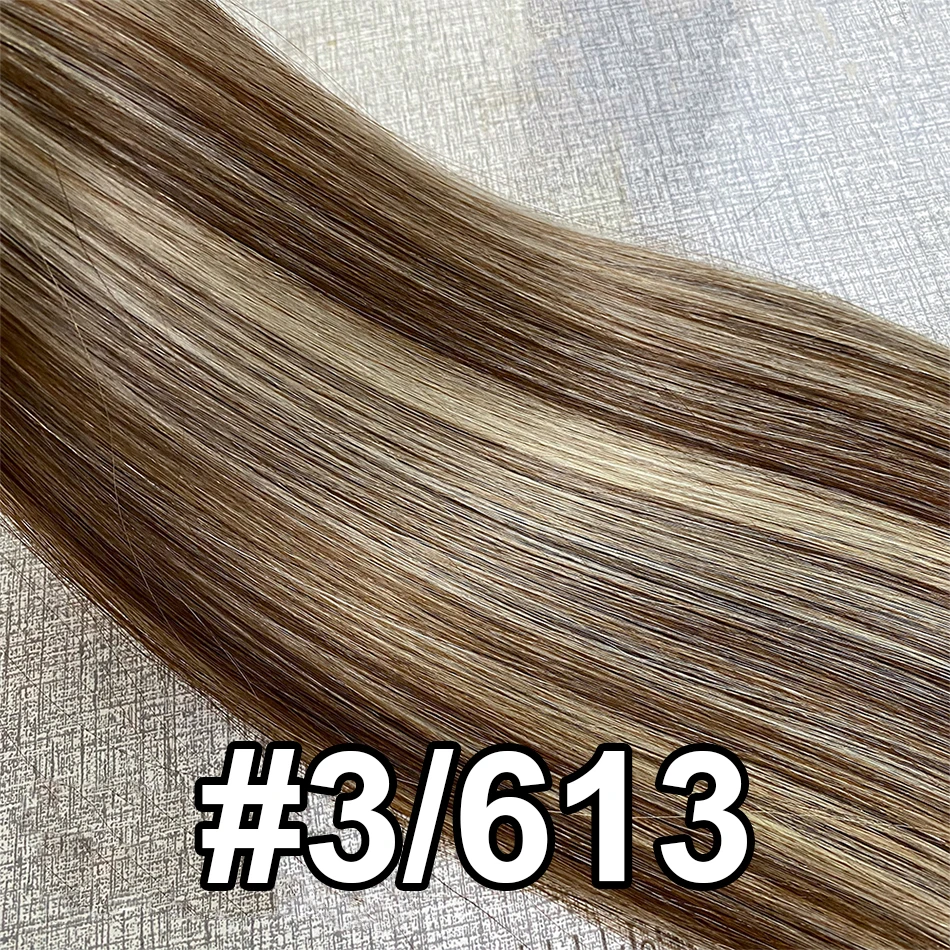 Bulk Hair 100% Real Human Hair Machine Made Virgin Remy Straight Hair Bulk 18-30inch 100g Natural Blonde Hair Extension No Weft image 3