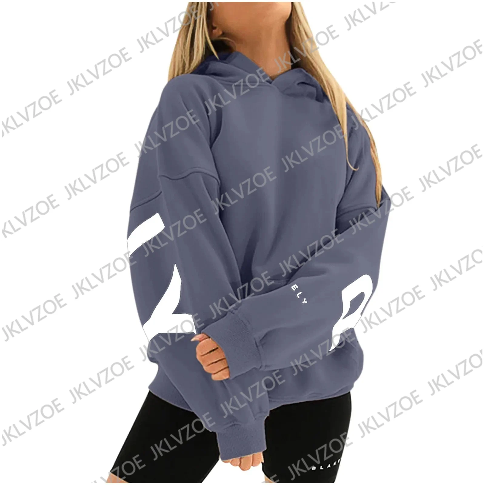 كنزات بغطاء رأس للرجال والنساء ، كنزة صوفية ناعمة غير رسمية ، كنزة رياضية كلاسيكية ، حروف بأكمام ، ملابس للأزواج ، Y2k #5