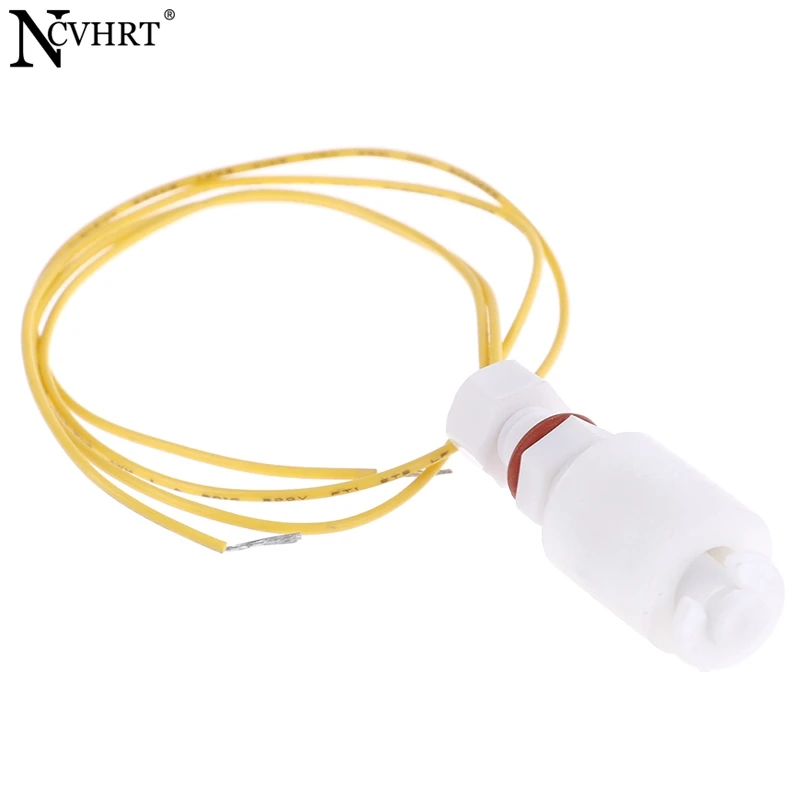 1 pz PP interruttore a sfera galleggiante sensore di livello dell'acqua liquida interruttore a galleggiante orizzontale verso il basso