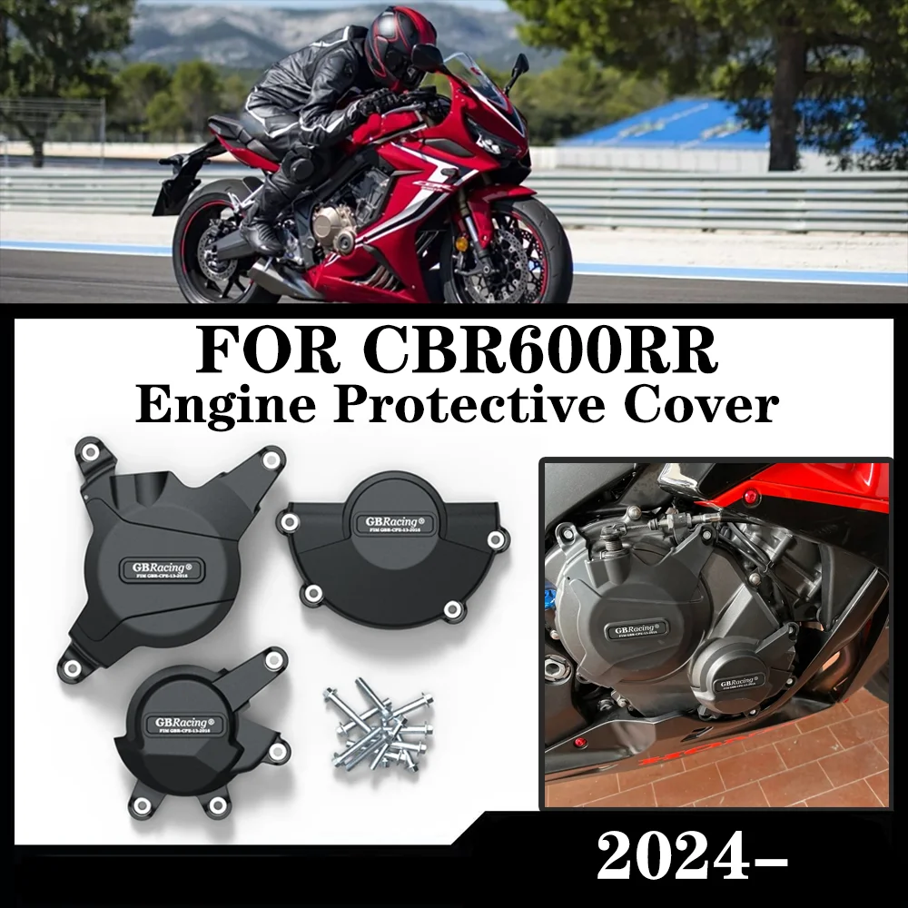 

FOR HONDA CBR600RR CBR 600RR 2024 2025 Motorcycle Engine Cover Sets Bonnet Protector Engine Cover